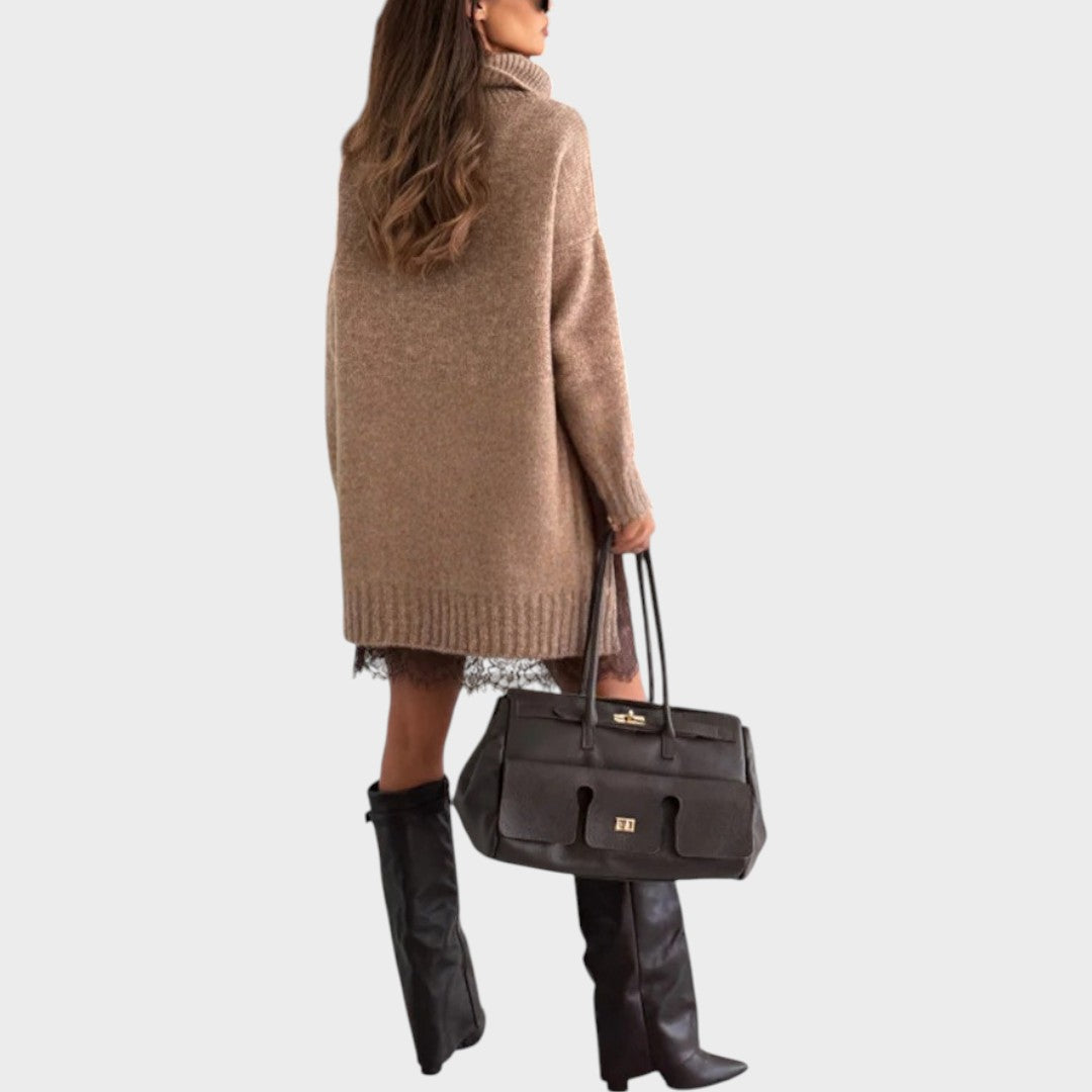 The Aurora™ | Knit & Lace Winter Set