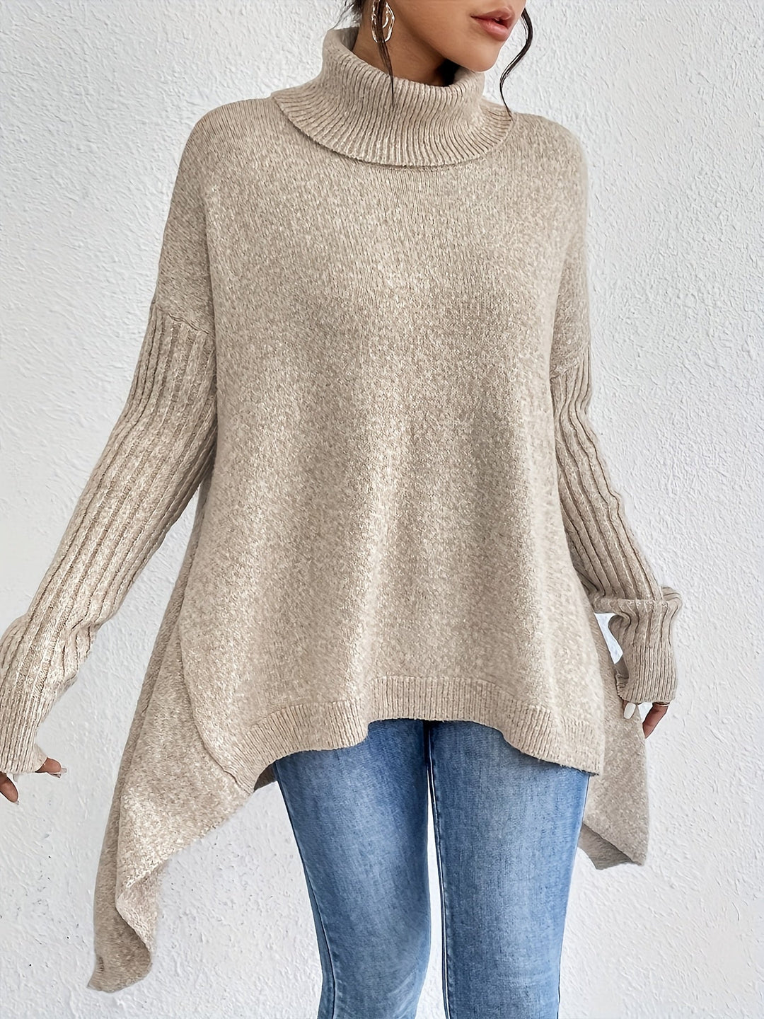 Lynora Luxe™ | Oversized Turtleneck Jumper