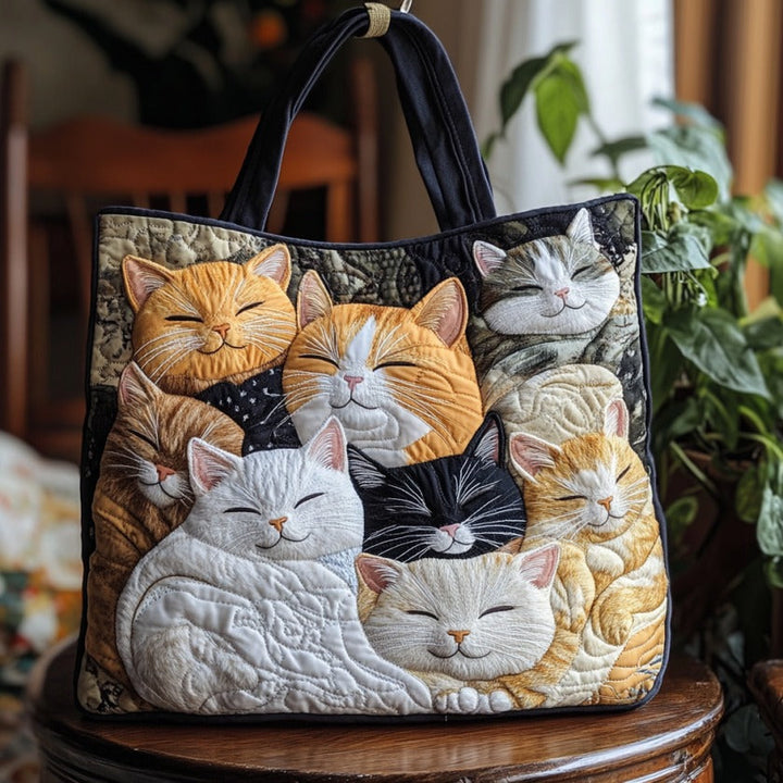 Florina™ | Vintage 3D Flower Art Tote