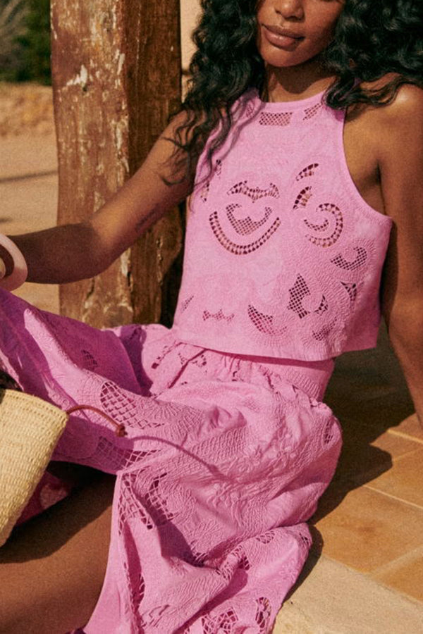 The Soleil Grace™ | Broderie Summer Co-Ord