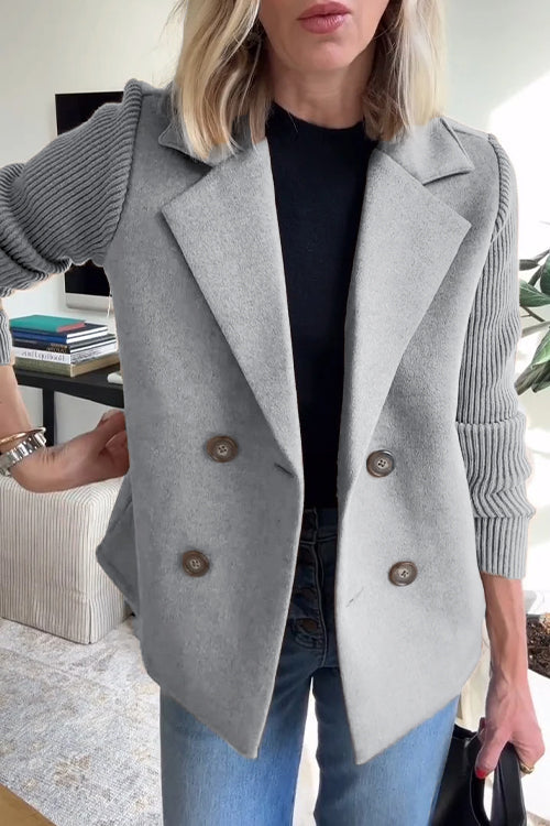 Belgravia Chic™ | Dual-Texture Coat