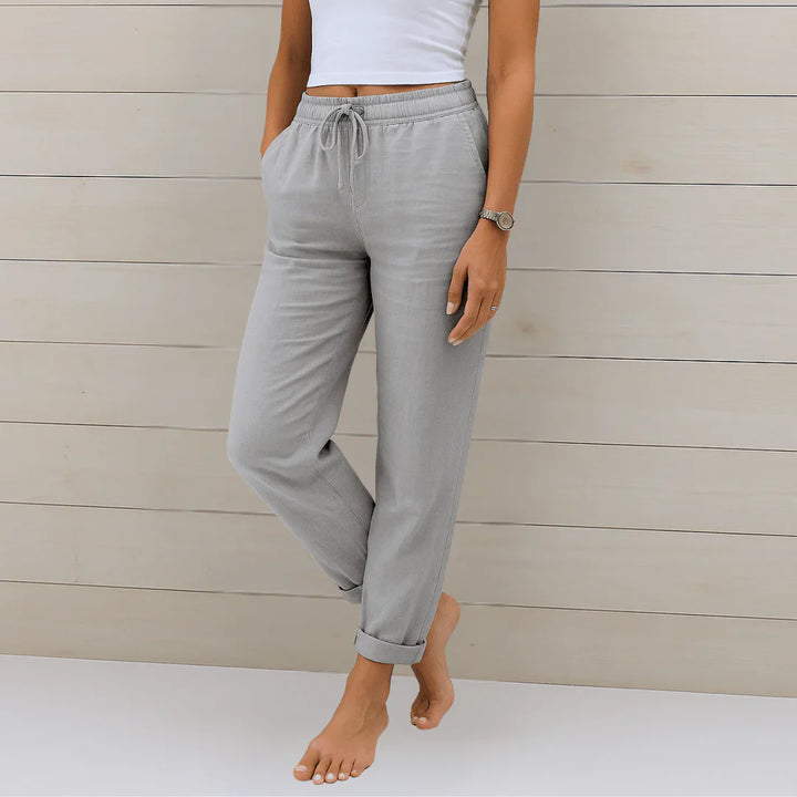 Clarissa Whitmore™ | Elegant Linen Lounge Trousers