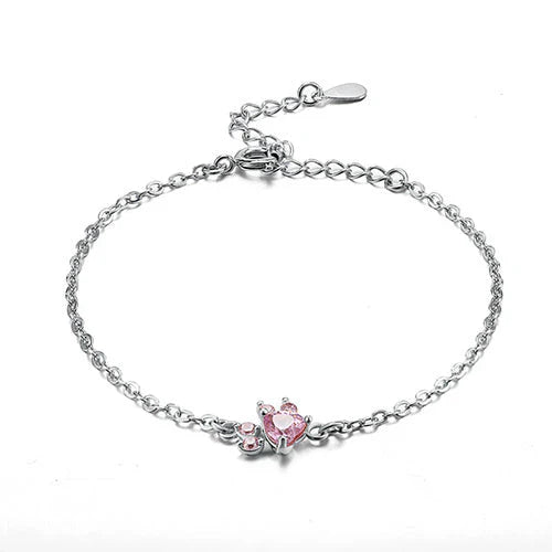 Arbour -4-piece jewelry set in rose gold with paw & zirconia heart