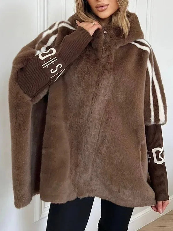Sloane Luxe™ | Plush Hooded Coat