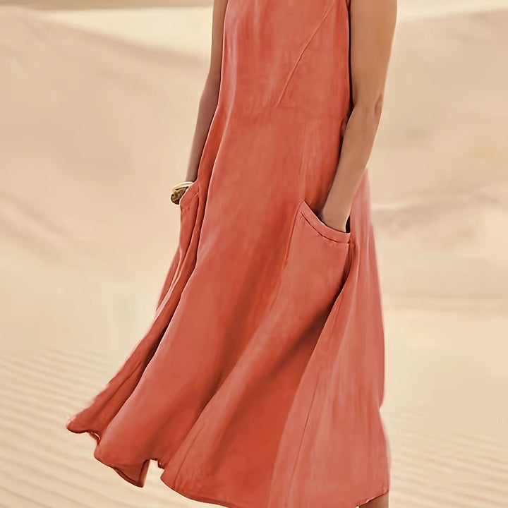 Lily Kensington™ | Relaxed Linen Blend Dress