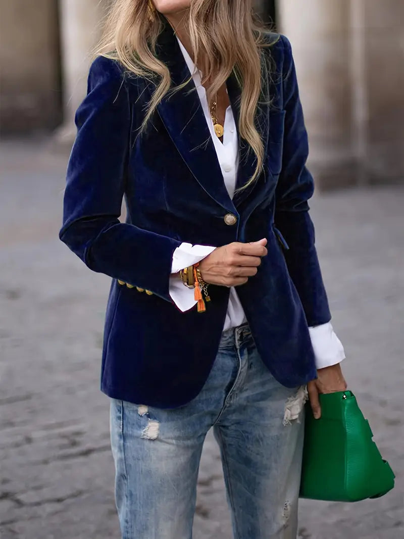 Ophelia™ | Elegant Luxe Tailored Blazer