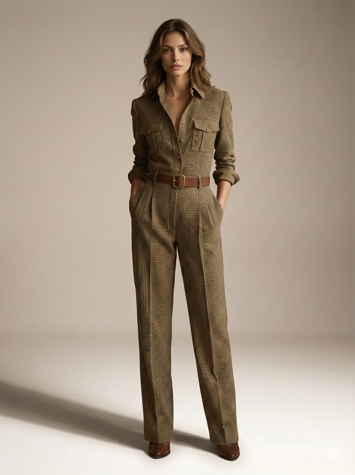 The Kensington™ | Tweed Jumpsuit