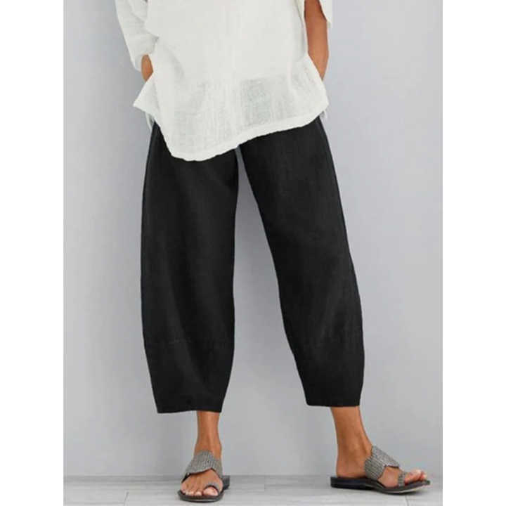Elena Whitmore™ | Relaxed Linen Trousers