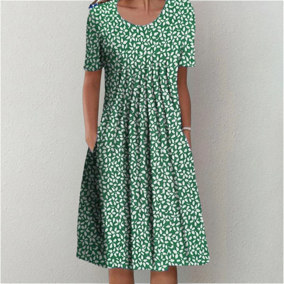 Elowen™ | Vintage Floral Pocket Dress