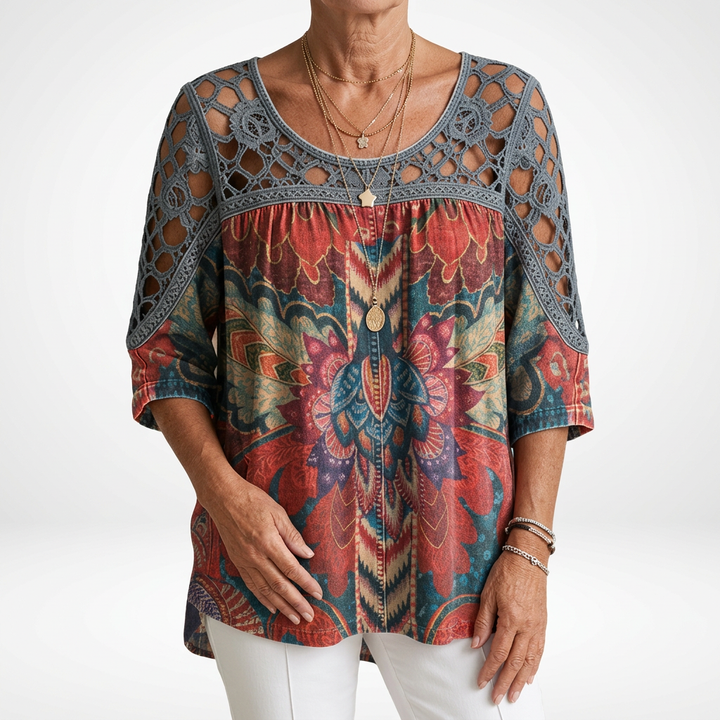 Arabella Kensington™ | Artisan Bloom Blouse