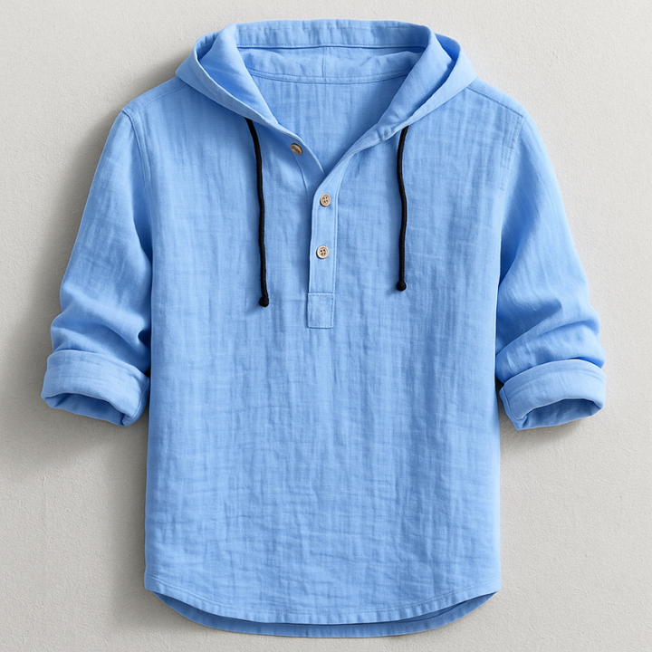Lennox™ | Luxury Linen Hoodie