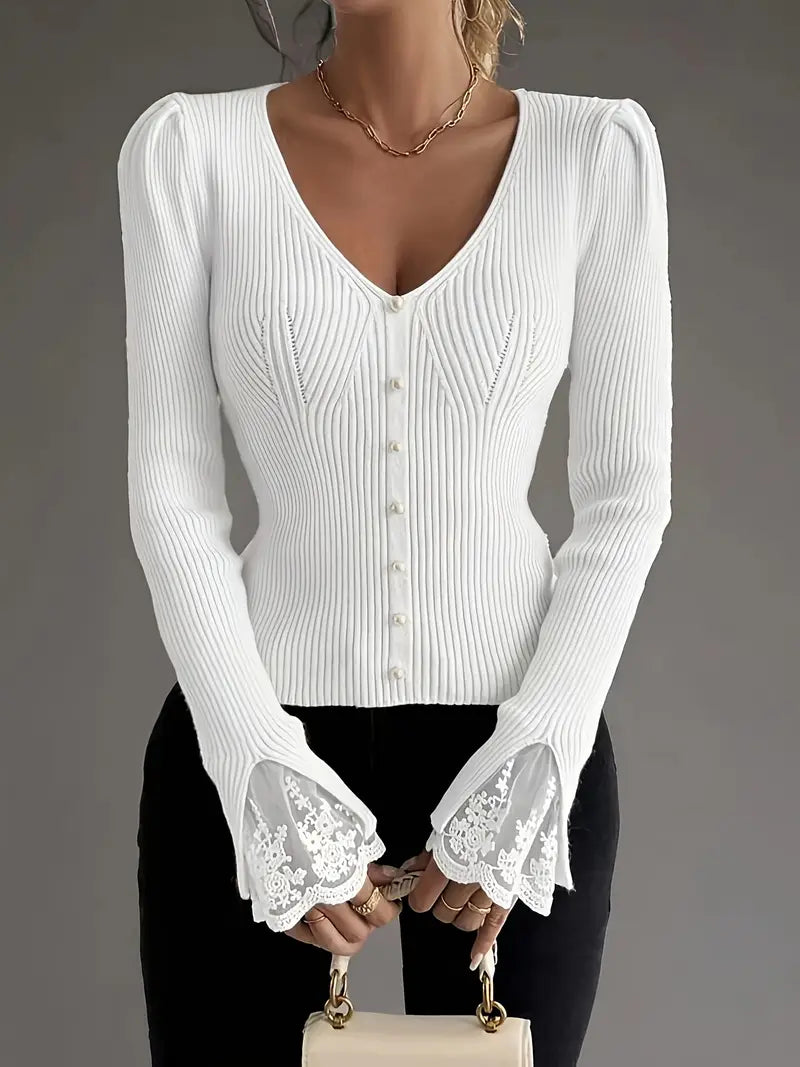 Charlotte Lace™ | Knit Top
