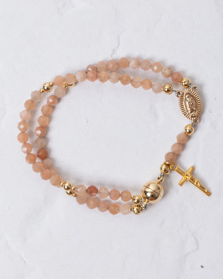 Lucia Virelli™ | Grace Beaded Cross Bracelet
