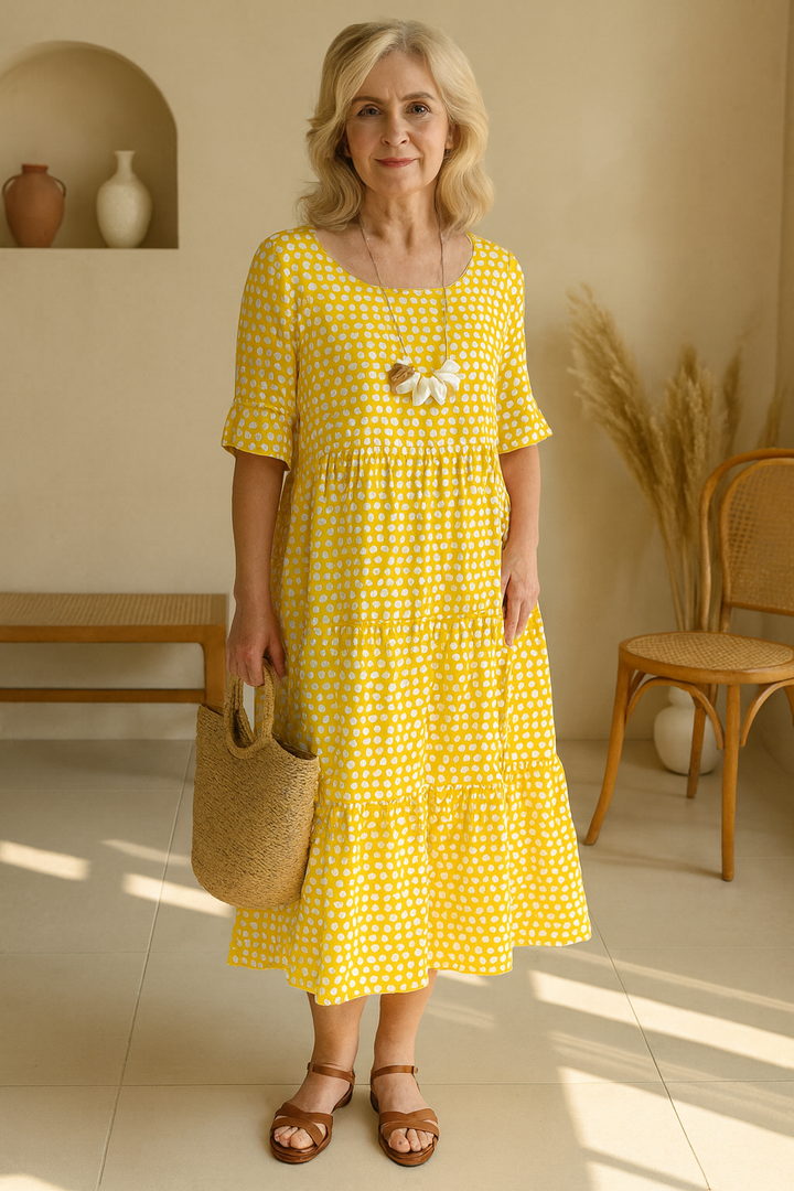Dorothy Whitmore™ | Easy Elegance Midi Dress