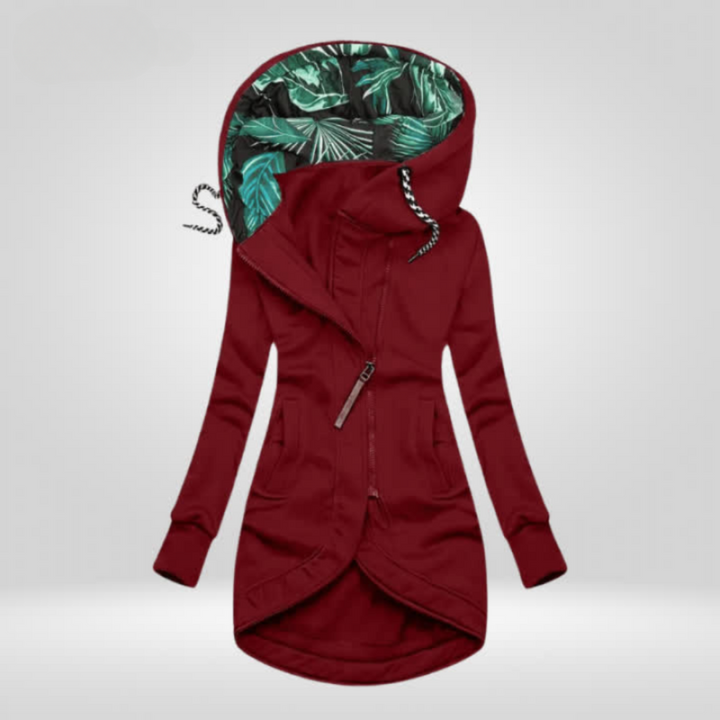 Amara™ | Floral Lined Winter Coat