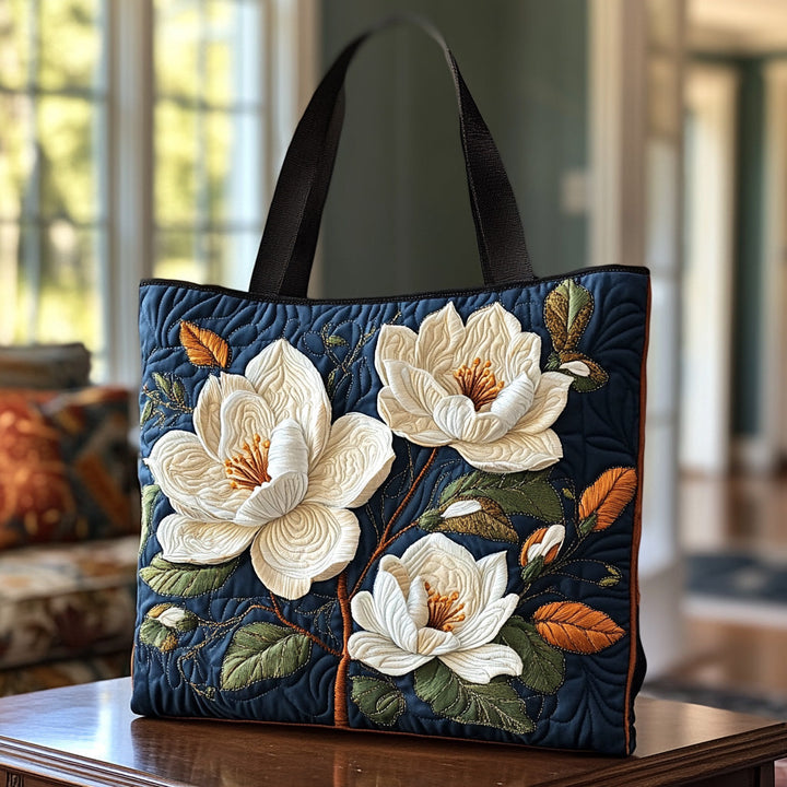 Florina™ | Vintage 3D Flower Art Tote