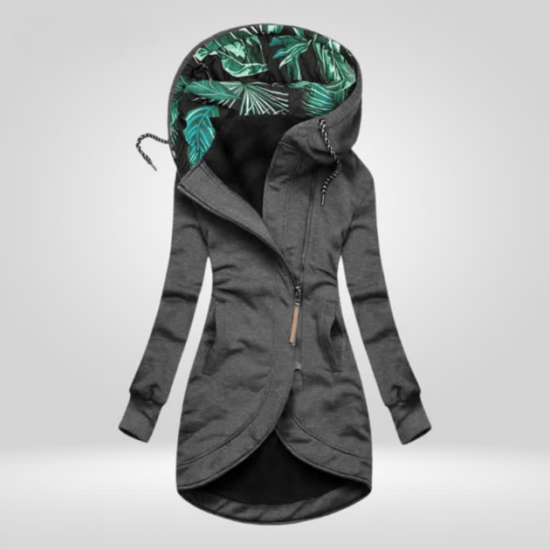 Amara™ | Floral Lined Winter Coat