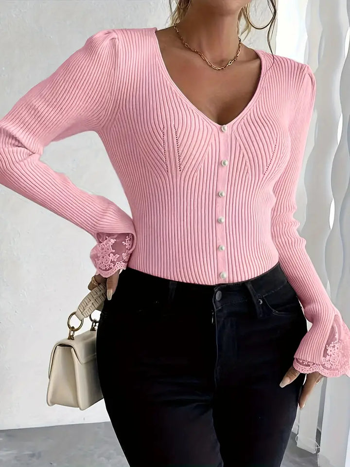 Charlotte Lace™ | Knit Top