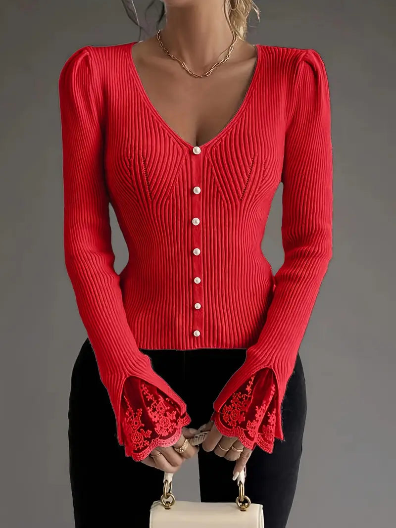 Charlotte Lace™ | Knit Top