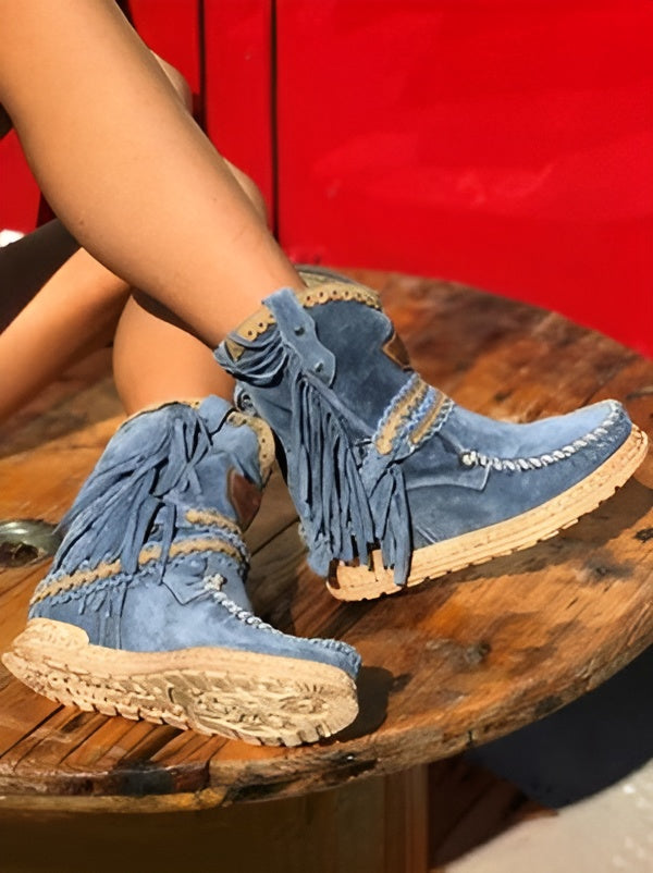 Wild Sage™ | Fringe Boots