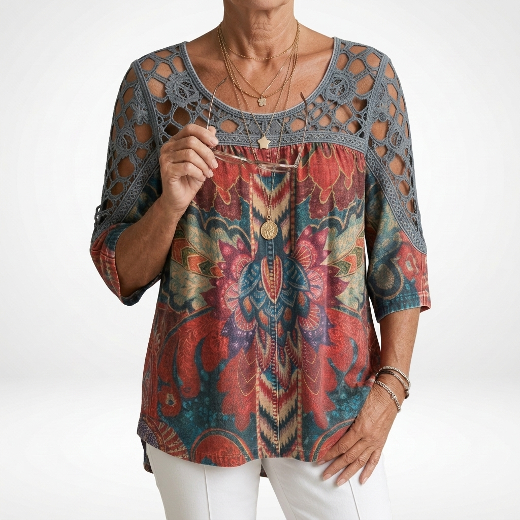 Arabella Kensington™ | Artisan Bloom Blouse
