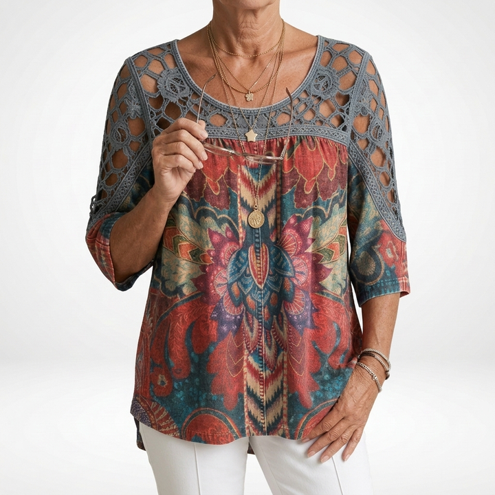 Arabella Kensington™ | Artisan Bloom Blouse