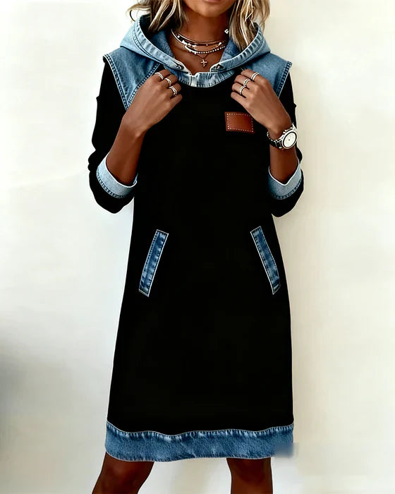 Hampton Knit™ | Contrast Hood Dress