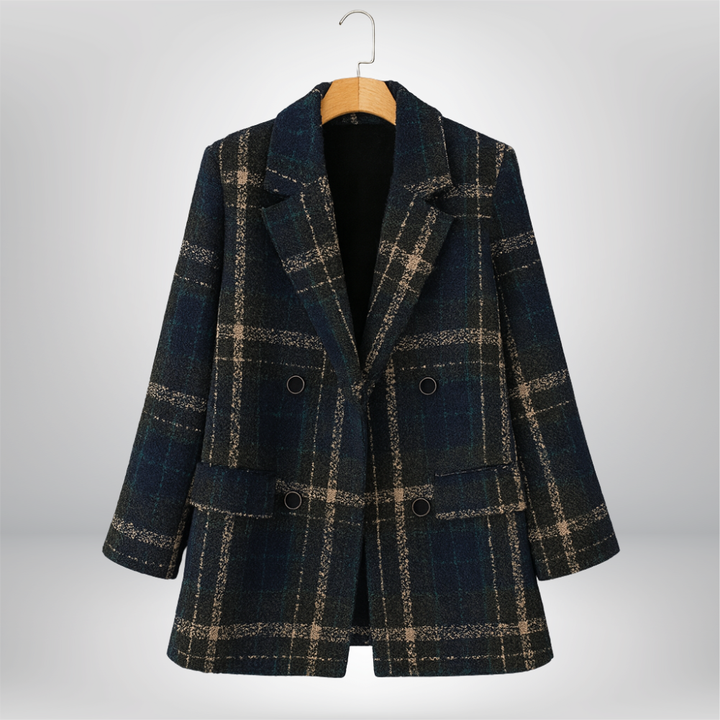 Charlotte Luxe™ | Classic Checked Coat