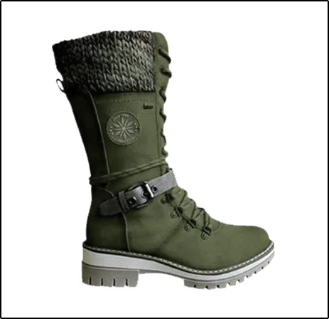 FrostLuxe™ | Waterproof Lace-Up Winter Boots