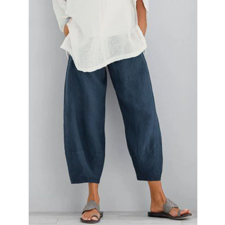 Elena Whitmore™ | Relaxed Linen Trousers