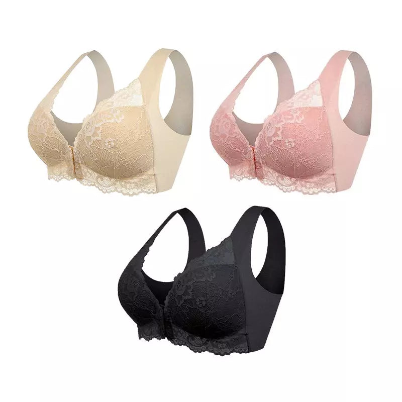 Clara Ease™ | Front Closure Comfort Bra (3-Pack)