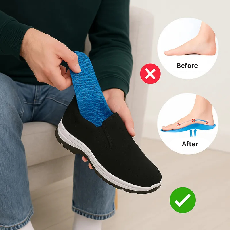 pair of orthopaedic insoles