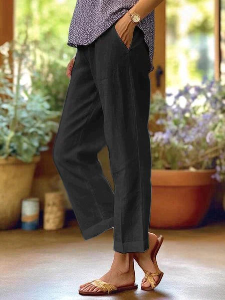 Arabella Sinclair™ | Lightweight Linen Trousers