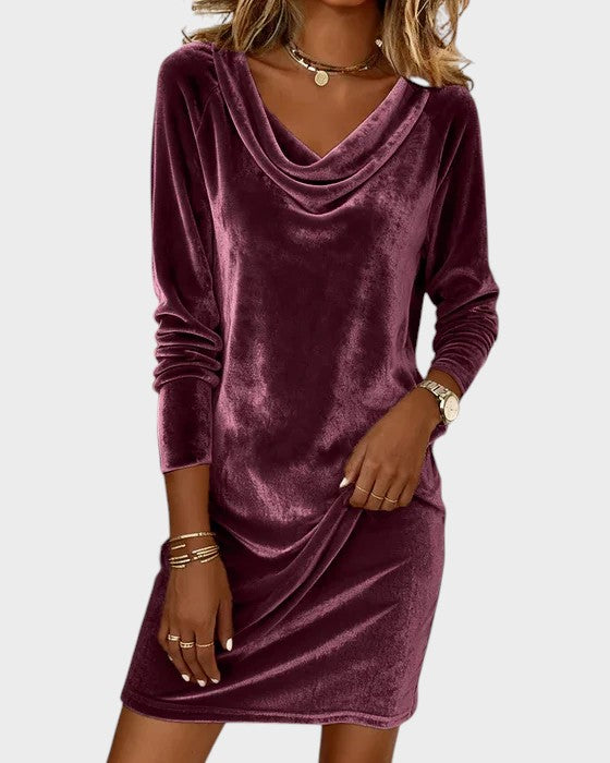 The Aurelia™ | Velvet Dress