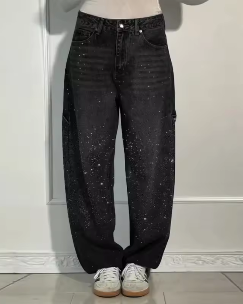 Celestine Luxe™ | Glitter-Fade Jeans
