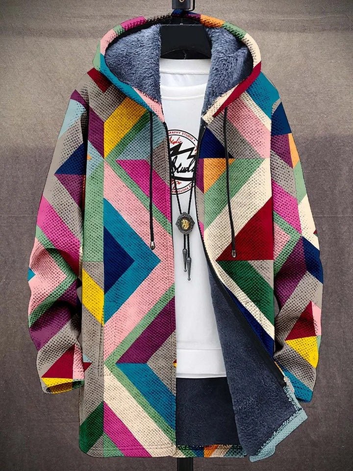 Camden Mosaic™ | Fleece-Lined Hoodie Cardigan