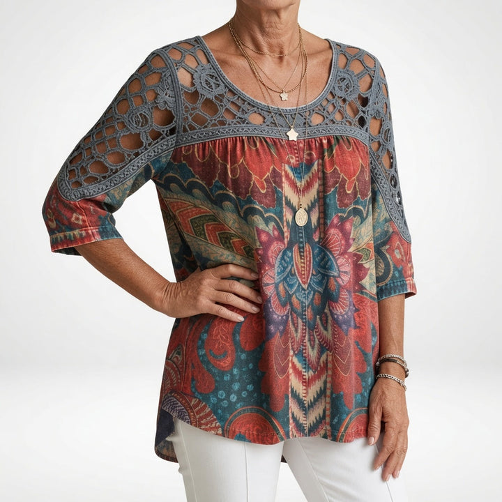 Arabella Kensington™ | Artisan Bloom Blouse