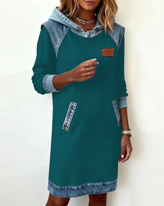 Hampton Knit™ | Contrast Hood Dress
