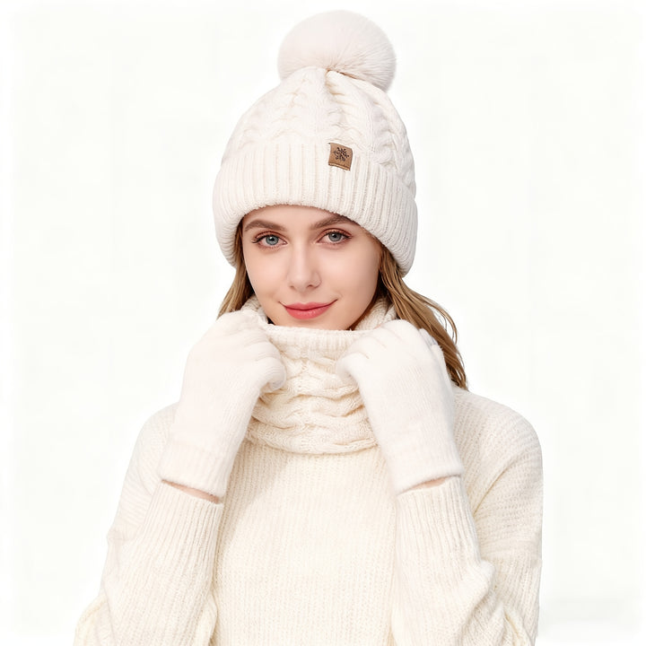 Mayfair Elegance™ | Hat, Scarf & Gloves Set