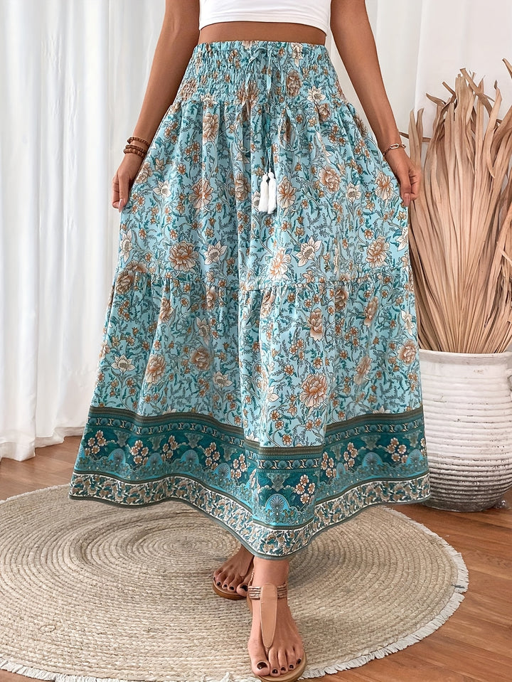 Eleanor Bloom™ | Bohemian Maxi Skirt