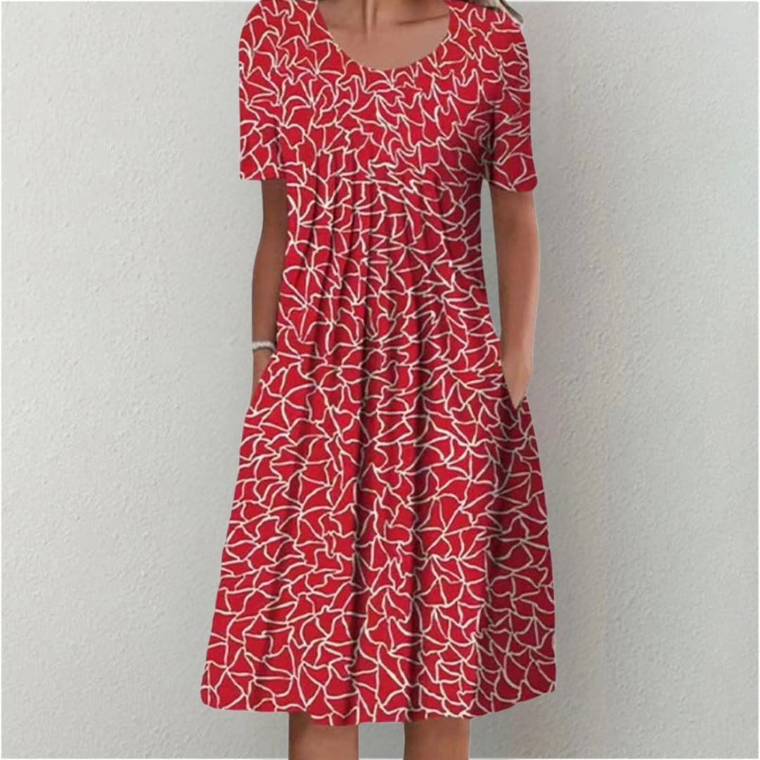 Elowen™ | Vintage Floral Pocket Dress