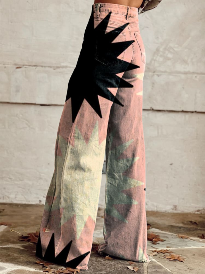 Hazel Vintage Bloom™ | Fluid Boho Trousers