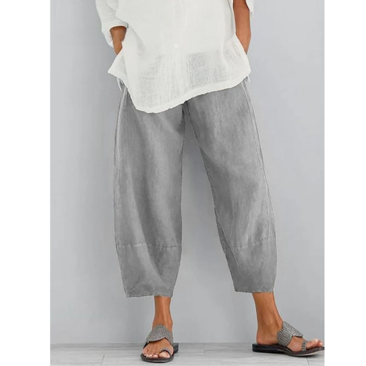 Elena Whitmore™ | Relaxed Linen Trousers