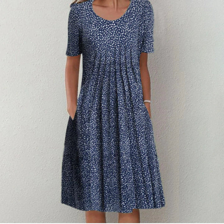 Elowen™ | Vintage Floral Pocket Dress