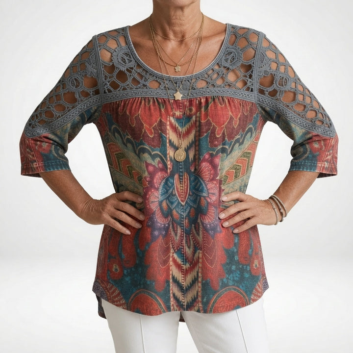 Arabella Kensington™ | Artisan Bloom Blouse