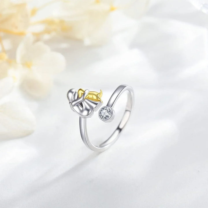 Hayley - Adjustable hundred made of silver