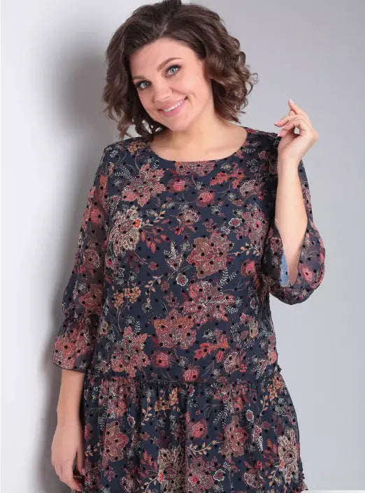 Eleanor Whitmore™ | Timeless Floral Dress