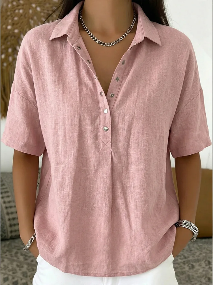 Emily Kensington™ | Classic Button Blouse