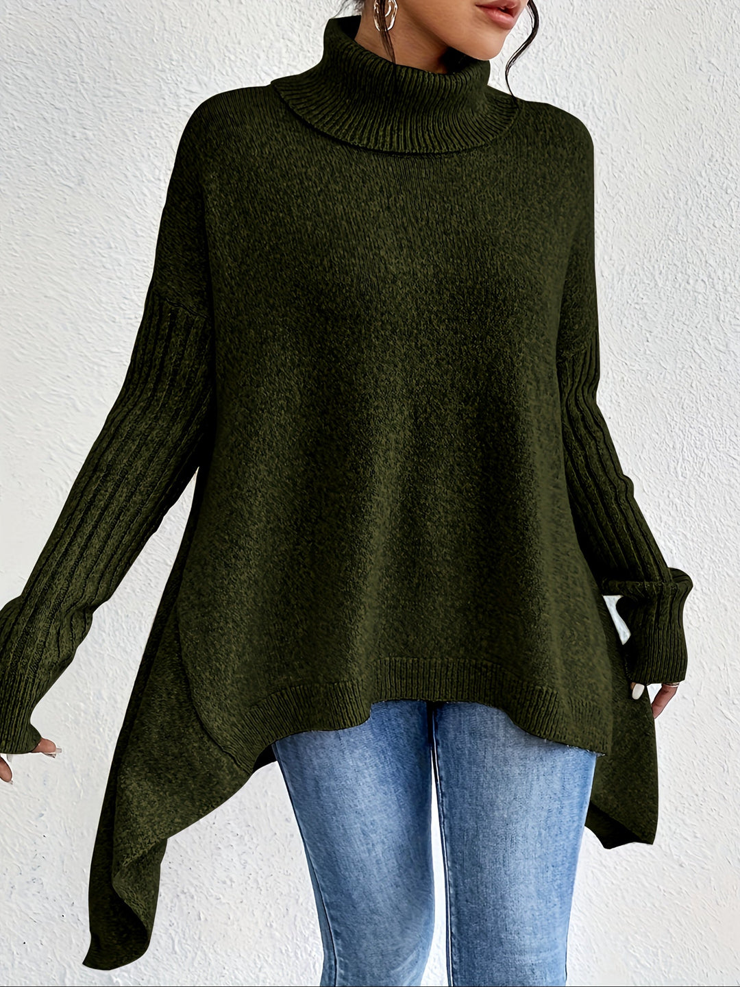 Lynora Luxe™ | Oversized Turtleneck Jumper