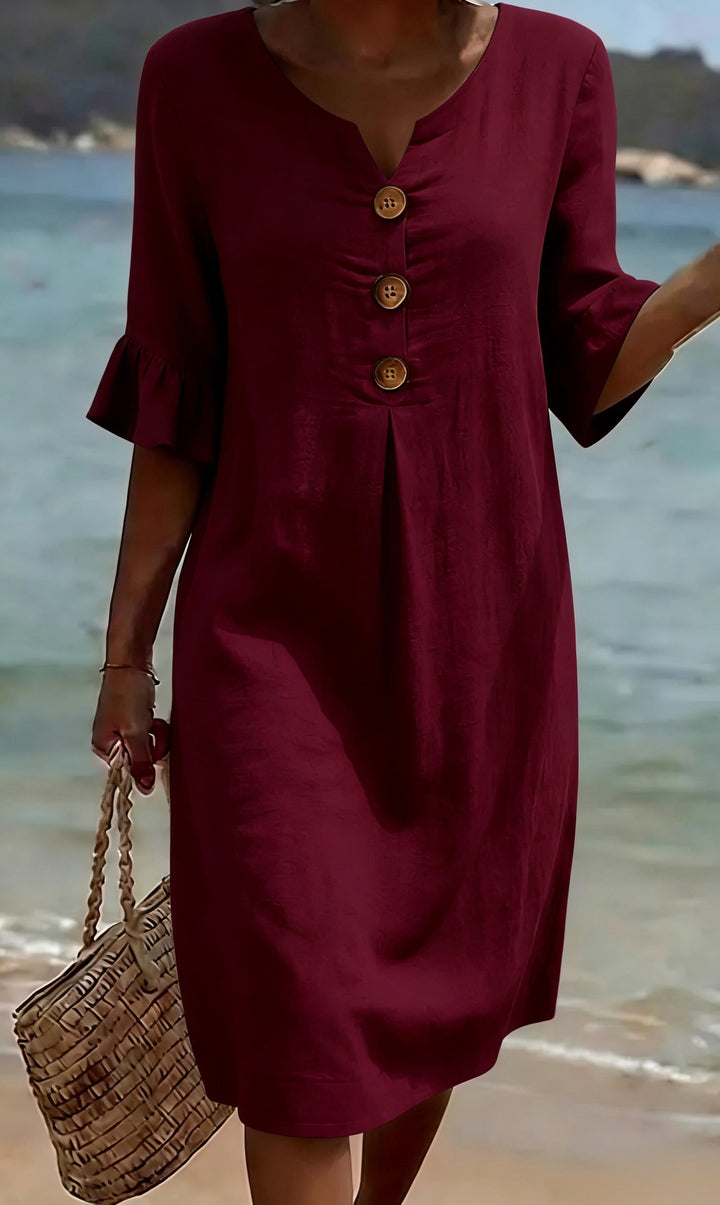 Amelia Ashcroft™ | Airy Linen Day Dress